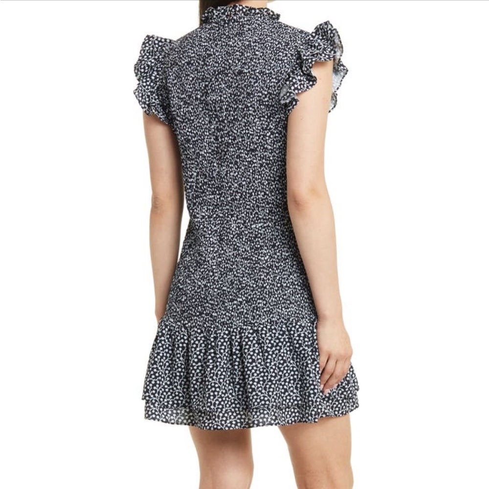 French Connection Elao Verona Dress - Navy / Blue / White - Picture 2 of 6